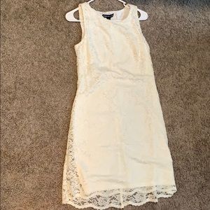 Never worn women’s lacy white dress from Macy’s!